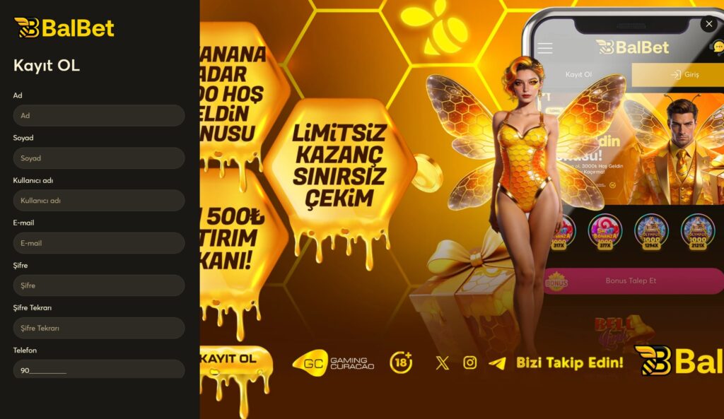 balbet üyelik işlemleri